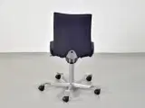 Häg h05 5200 kontorstol med sort/blå polster og gråt stel - 3