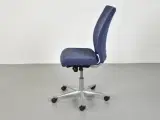 Häg h04 credo 4650 kontorstol med blåt polster og høj ryg - 2