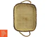 Rustik serveringsbakke med flettet kant (str. 26x20 cm) - 4