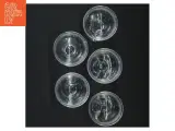 Sæt med 5 glas med mønster (str. 9 cm) - 2