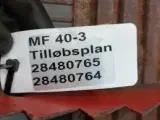 Massey Ferguson 40 Tilløbsplan D28480765 - 2