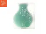 Grøn vase i glas fra QDO (str. 20 cm) - 2