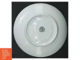 Porcelæn underkop med farvet mønster fra Lyngby (str. Ø 13,5 cm) - 3