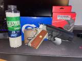 Colt MK IV Stainless Med Realistisk Blowback