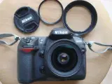 Flot Nikon D200 m UV, lens cap og rem