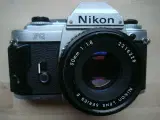 Nikon FG crom m 50mm 1.8 Nikon E