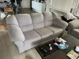 Sofasæt lysgrå (2+3)