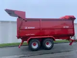 Tinaz 18 tons bagtipvogne med skydepresenning - 4