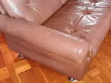 Lædersofa 3 pers