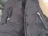Lang varm  dame vest sort  