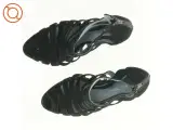 Sorte sandaler (str. 38) - 5