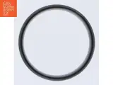 Stor sort ubrugt metal ring (fingerring) (str. 71 mm) - 2