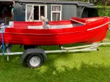 Synkefri jolle inkl. trailer, 2 motorer - 4