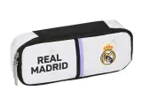 Penalhus Real Madrid C.F. Sort Hvid (22 x 5 x 8 cm)