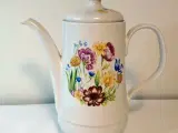 Kahler kaffekande med blomster 