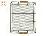 Fil de Fer Metalbakke med træ håndtag (str. 34 x 24 cm) - 4