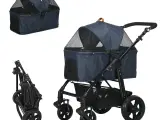 Klapvogn Til Hunden 2in1 Blå "Tilbud" - 2