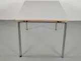 Randers radius kantinebord med grå plade og stoleophæng - 120cm - 5