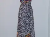 Maxi kjole,gulvlang.Multicolored Print /str: 42-44