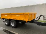 Tinaz 10 tons dumpervogn med slidsker - 2
