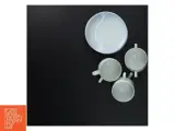 Porcelæn tekopper og underkopper fra B&G (str. Tallerken 13 cm i diameter, krus 7 cm i diameter) - 5