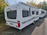 2013 - Hobby Prestige 495 UL   FLOT OG VELHOLDT CAMPINGVOGN MED ENKELTSENGE. - 2