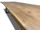 Plankebord eg 2 planker - naturkant 270 x 95-100 cm