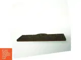 Antik udskåret nøglebræt i massivt træ med messing detaljer (str. 47x14,5 cm) - 3