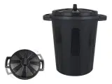 Skraldespand Sort 25 L - 43 x 34 x 44 cm