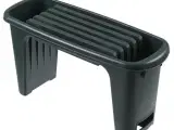 2-i-1 skammel til havearbejde 65,5 x 25 x 34 cm grøn