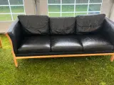 3+2 Lædersofa sæt