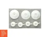 Sæt (4 kopper og 4 underkopper) 4 stk. (str. 7x7cm og 13cm) - 2