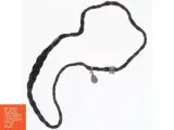 Flettet læderarmbånd med charms fra STORY (str. Ø 15 cm) - 2