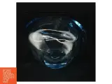 Holmegaard hjertevase i blåt glas (str. 10 x 9 x 7 cm) - 2