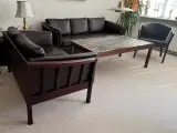 2. og 3. person sofa m/stol + sofabord 