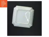 Porcelænsfad med påfuglemotiv (str. 20x20 cm) - 2