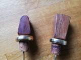 Teak skænkepropper