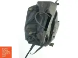 Sort skuldertaske i læder (str. 47x37x27 cm) - 5