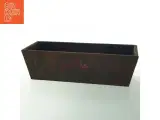 Antik blomstret træ kasse (str. 34x14 cm) - 4