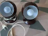 2 ball væglamper 14 cm & 2 loftlamperne 31 cm