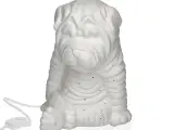 Bordlampe Versa Hund Porcelæn (17,1 x 19,6 x 15 cm)