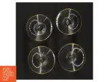 Vintageglas med guldkant (str. 10 x 6 cm) - 4