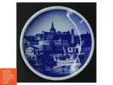 Blå-og-hvid vægplade fra Svendborg Havn, Royal Copenhagen (str. 8 cm. 5 stykker) - 2
