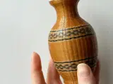 Minivase, porcelæn m flet - 3