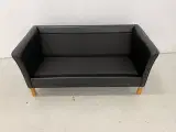 Mogens Hansen MH2225 sofaer i sort prestige læder. - 4