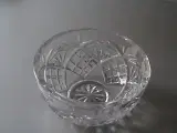 Klar krystal skål