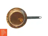 Antik kobber kasserolle gryde (str. 20 x 35 x 10 cm) - 2