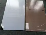 2 stk Plexi Glass røg farvet