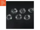 Sæt af 6 romglas fra Lyngby Glas (str. Ø. 5,5 cm. længde. 9 cm) - 2