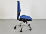 Rh extend kontorstol med blå polster - 4